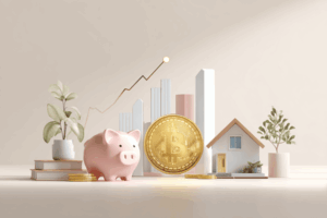 Deze afbeelding laat de verschillende mogelijkheden zien om geld te investeren.