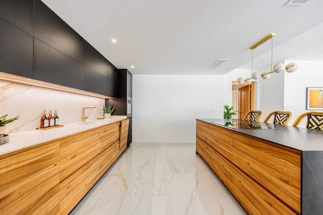 luxe natuurstenen vloer